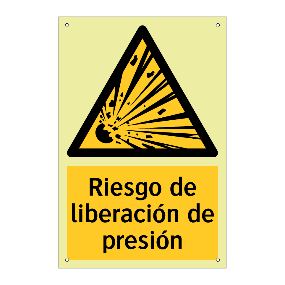 Riesgo de liberación de presión