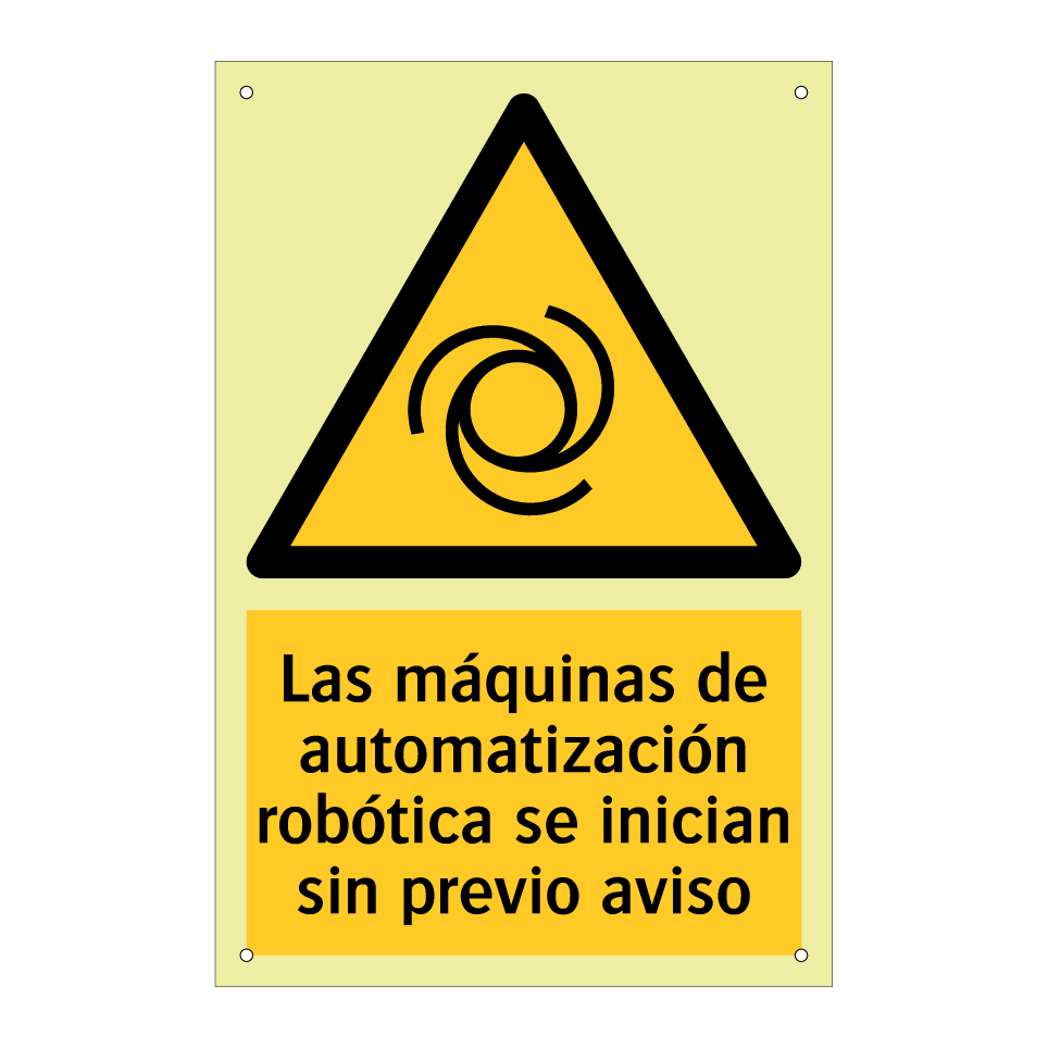 Las máquinas de automatización robótica se inician sin previo aviso