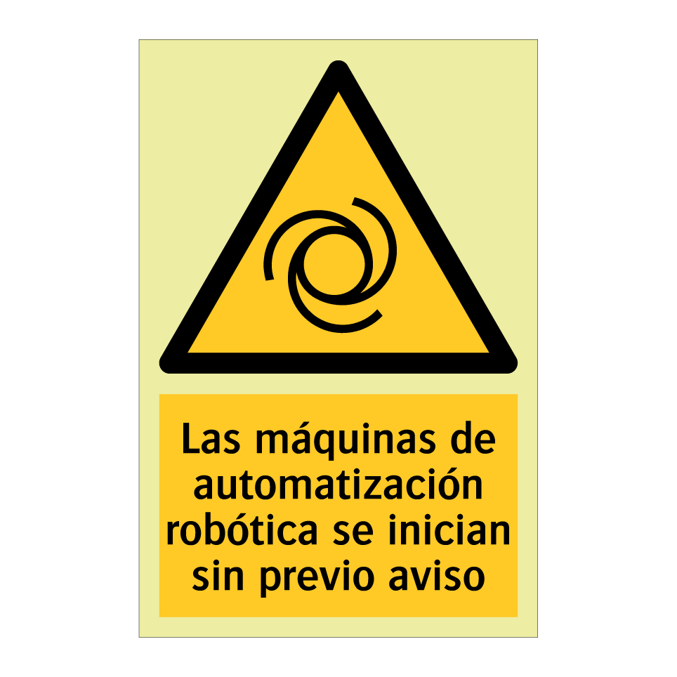 Las máquinas de automatización robótica se inician sin previo aviso