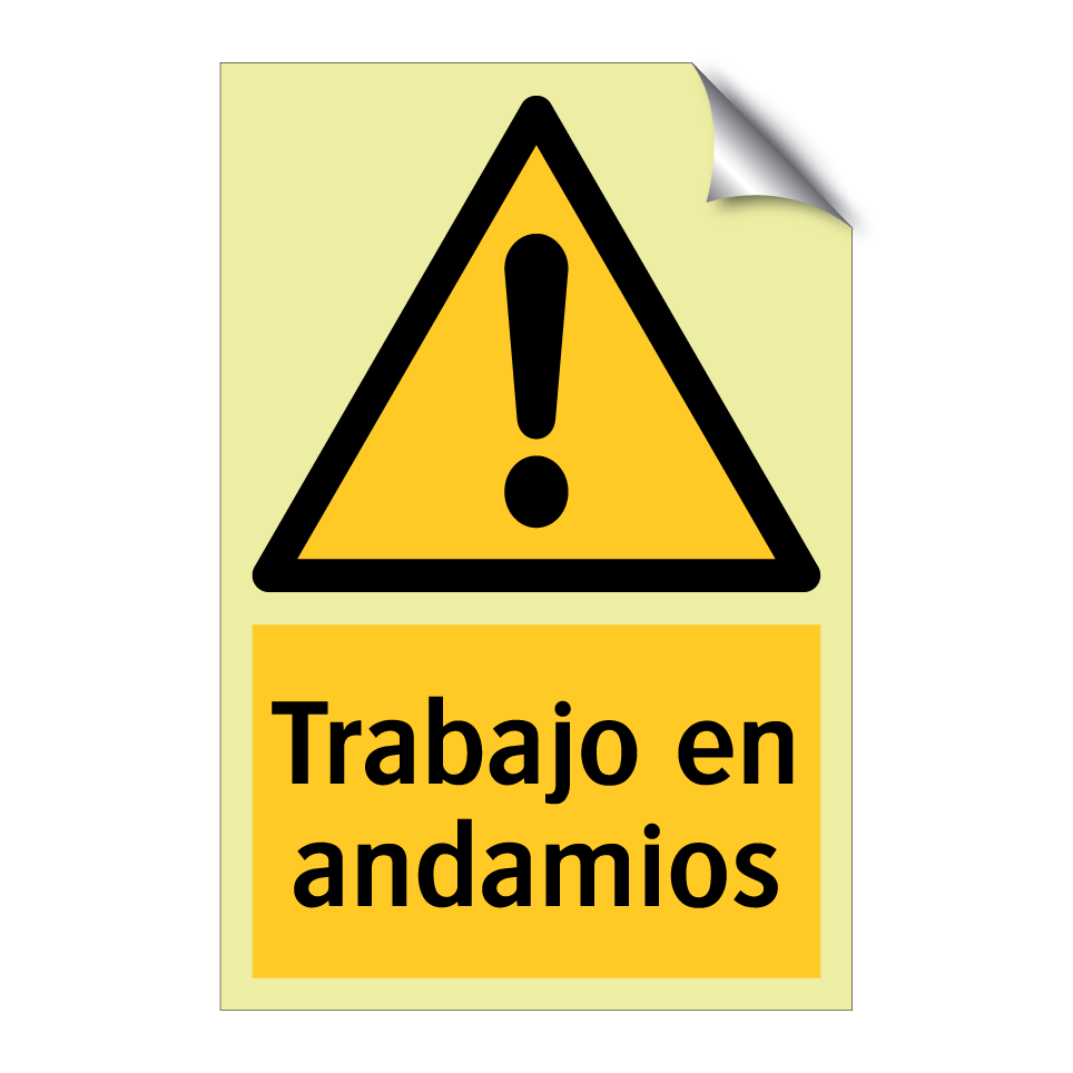 Trabajo en andamios