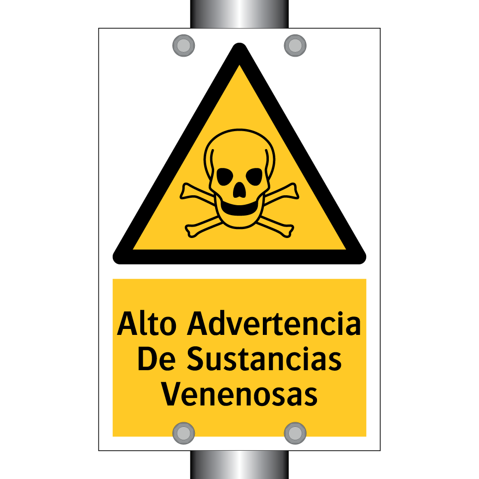Alto Advertencia De Sustancias Venenosas