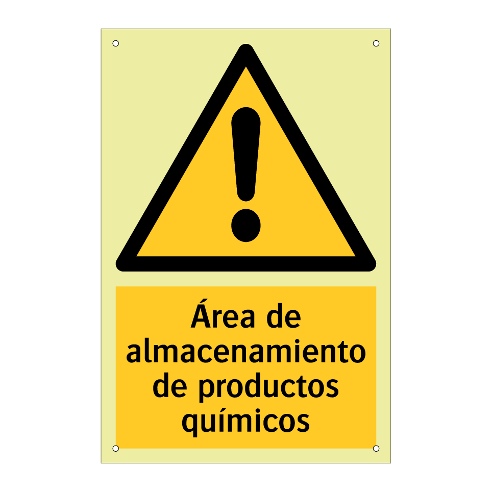 Área de almacenamiento de productos químicos