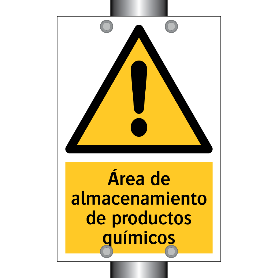 Área de almacenamiento de productos químicos