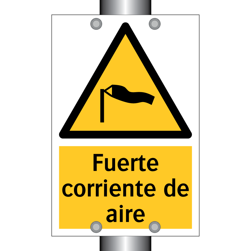 Fuerte corriente de aire