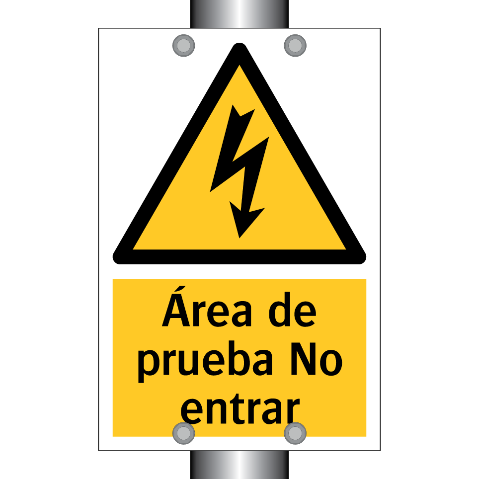 Área de prueba No entrar
