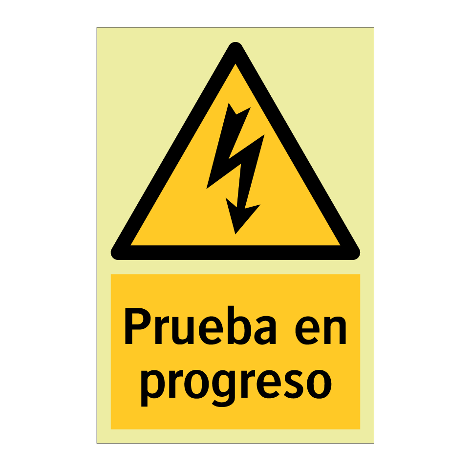 Prueba en progreso