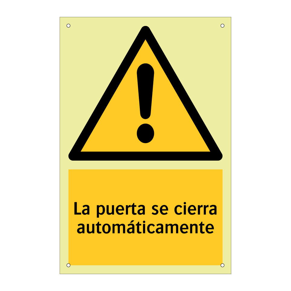 La puerta se cierra automáticamente