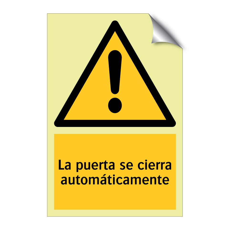 La puerta se cierra automáticamente