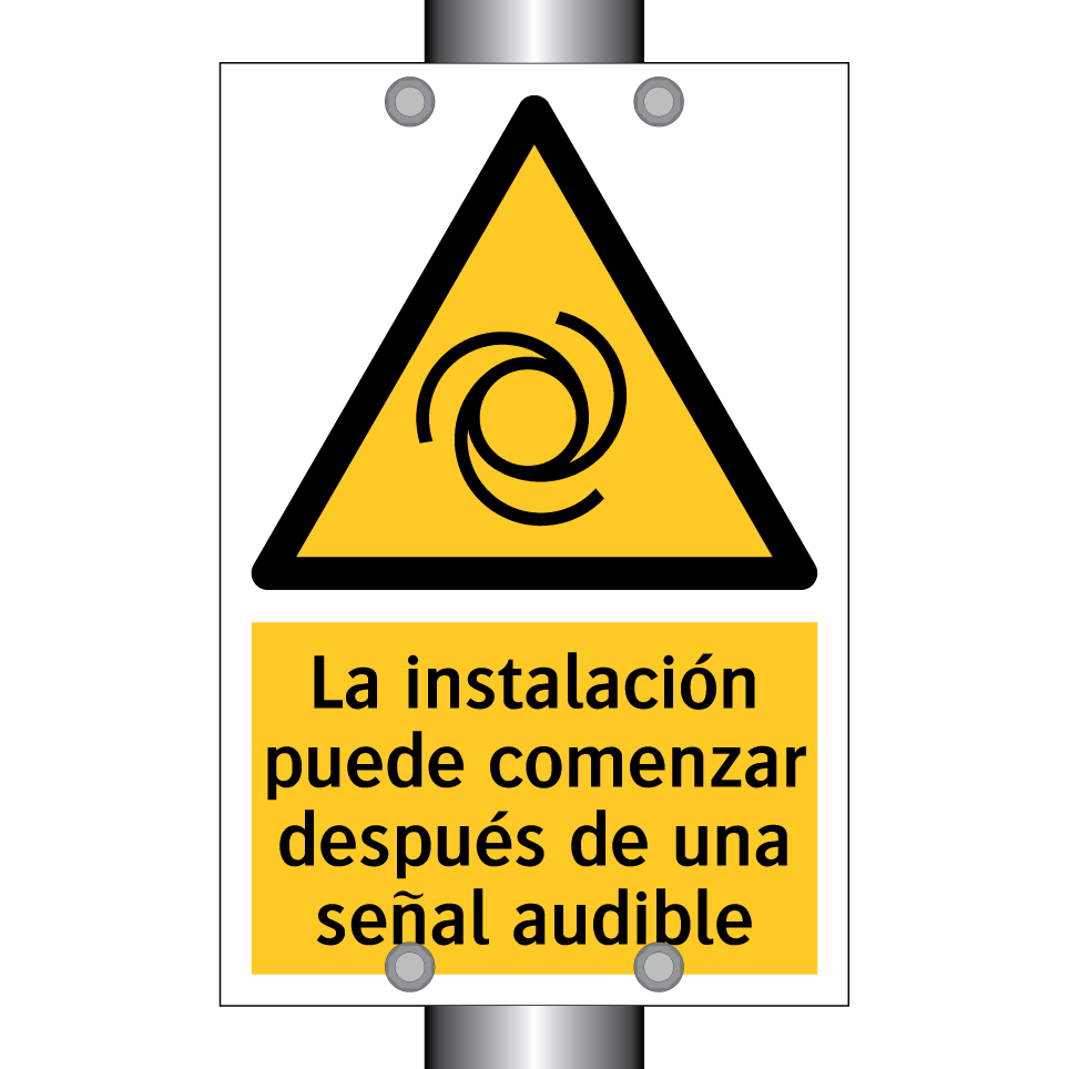 La instalación puede comenzar después de una señal audible