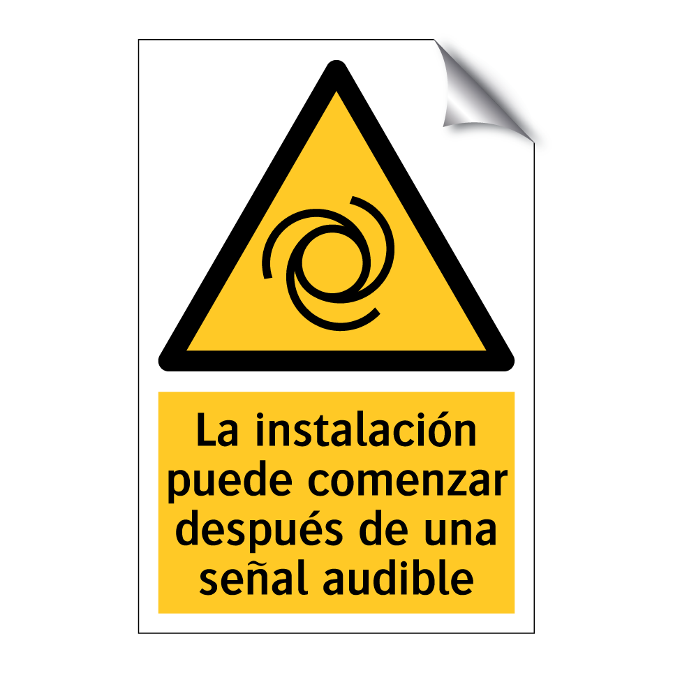 La instalación puede comenzar después de una señal audible
