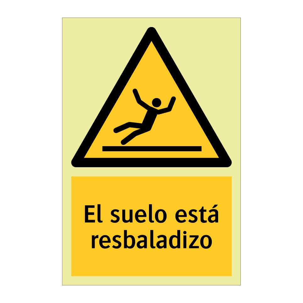 El suelo está resbaladizo