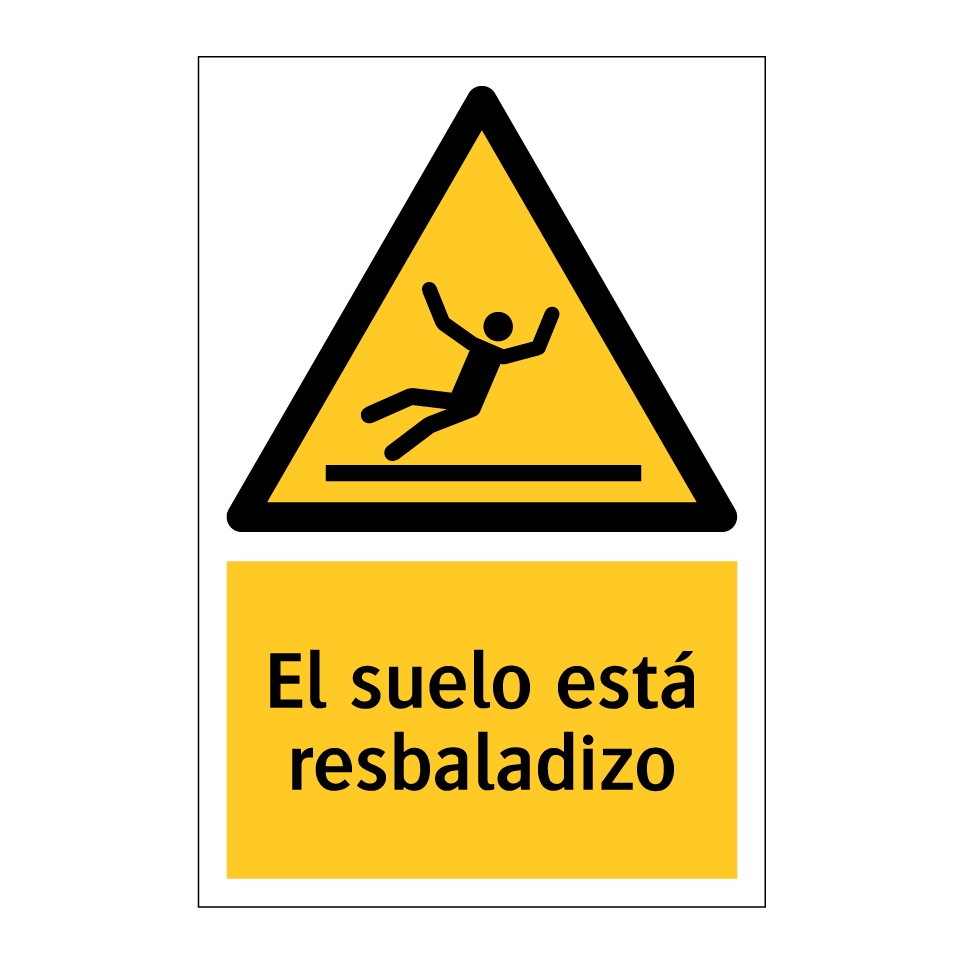El suelo está resbaladizo