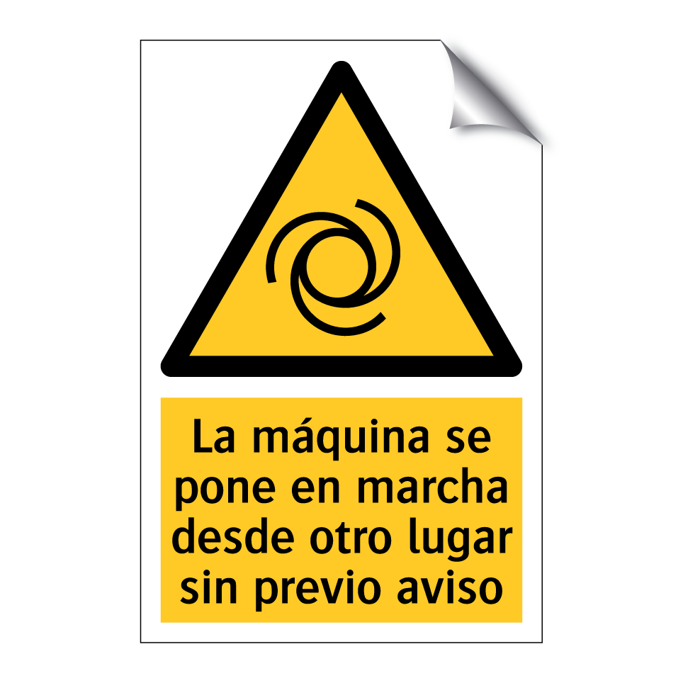 La máquina se pone en marcha desde otro lugar sin previo aviso
