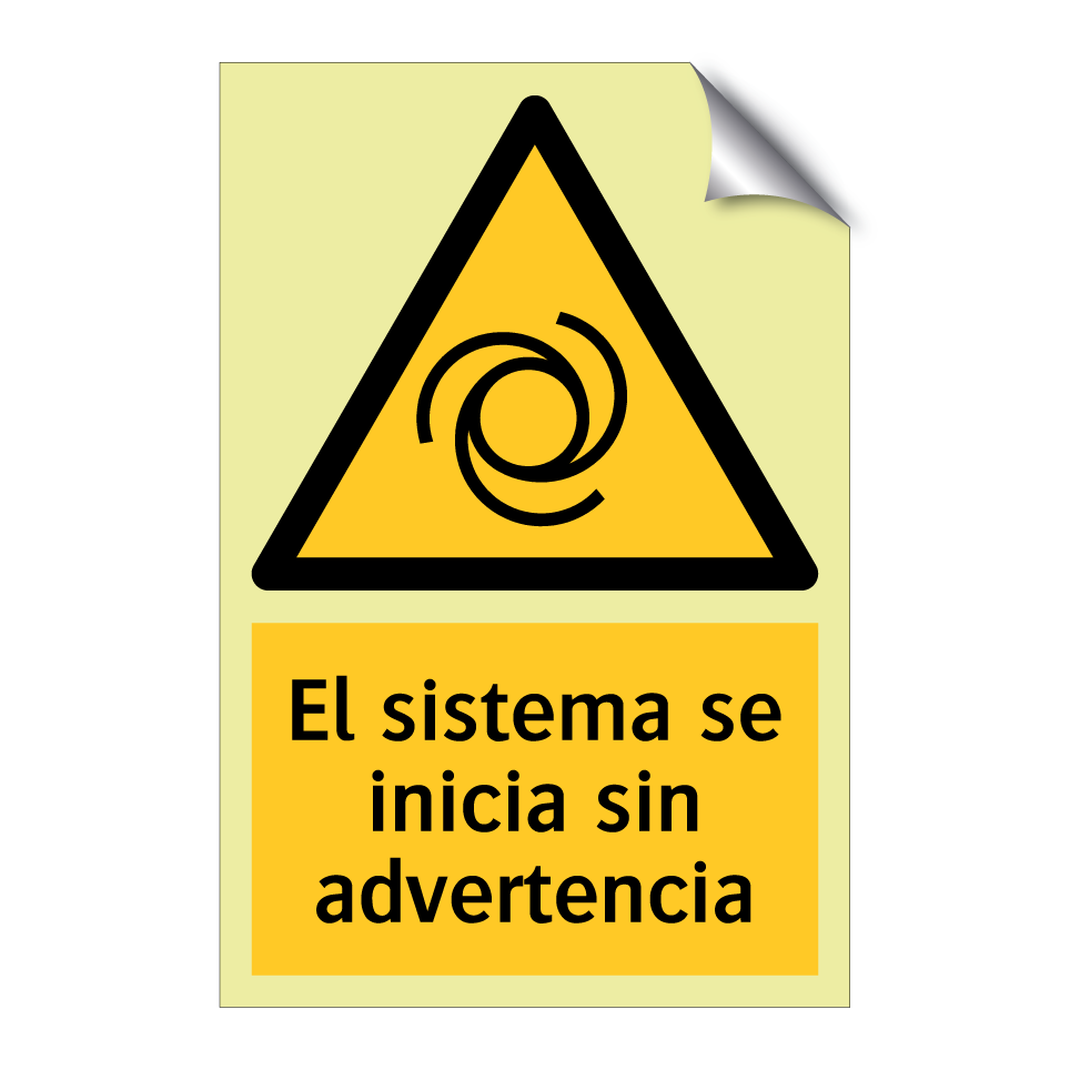 El sistema se inicia sin advertencia