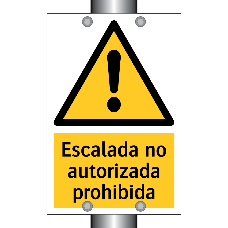 Escalada no autorizada prohibida