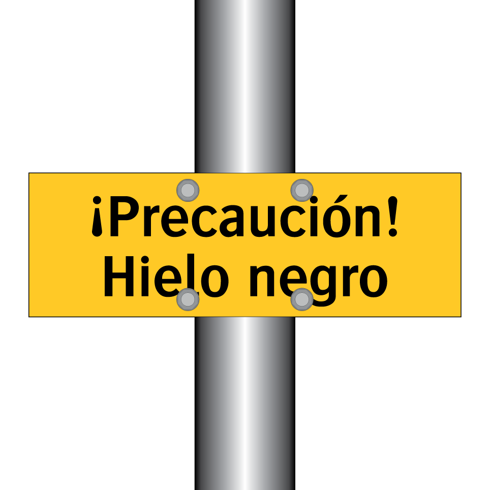 ¡Precaución! Hielo negro