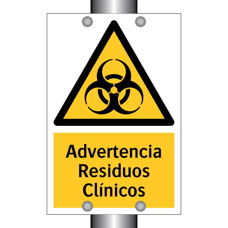 Advertencia Residuos Clínicos