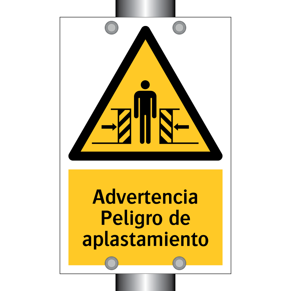 Advertencia Peligro de aplastamiento