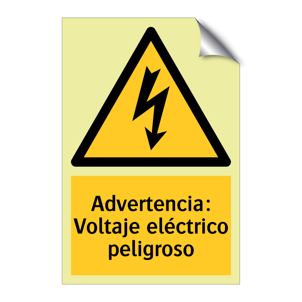 Advertencia: Voltaje eléctrico peligroso