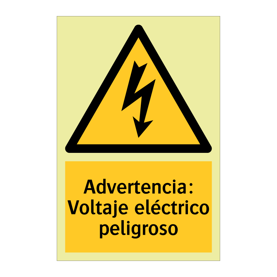 Advertencia: Voltaje eléctrico peligroso