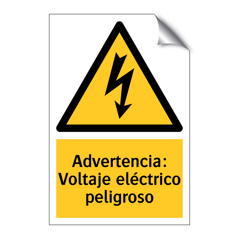 Advertencia: Voltaje eléctrico peligroso