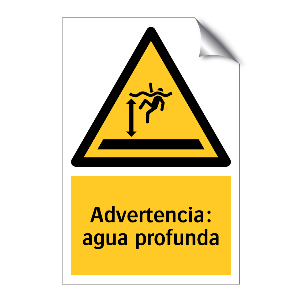 Advertencia: agua profunda