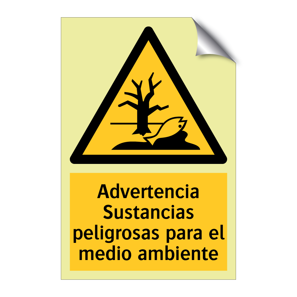 Advertencia Sustancias peligrosas para el medio ambiente