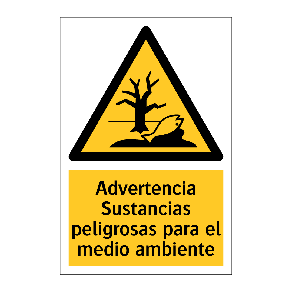 Advertencia Sustancias peligrosas para el medio ambiente