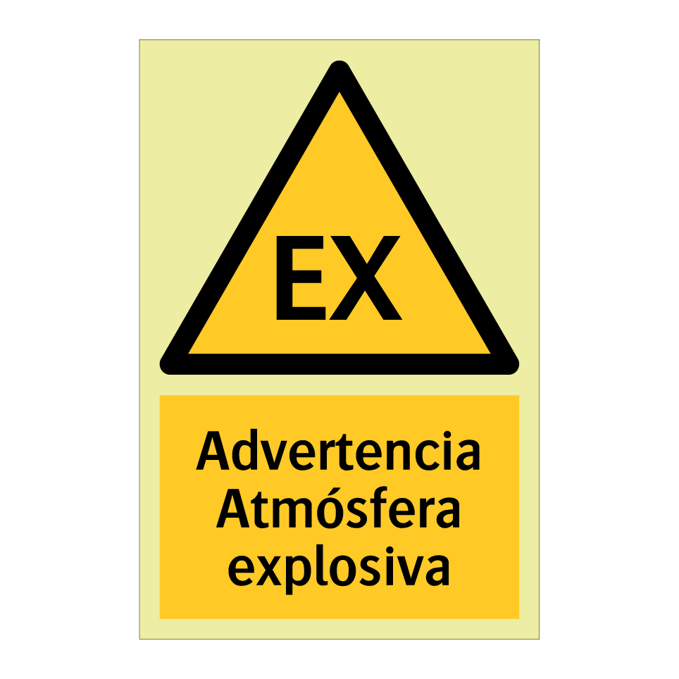 Advertencia Atmósfera explosiva