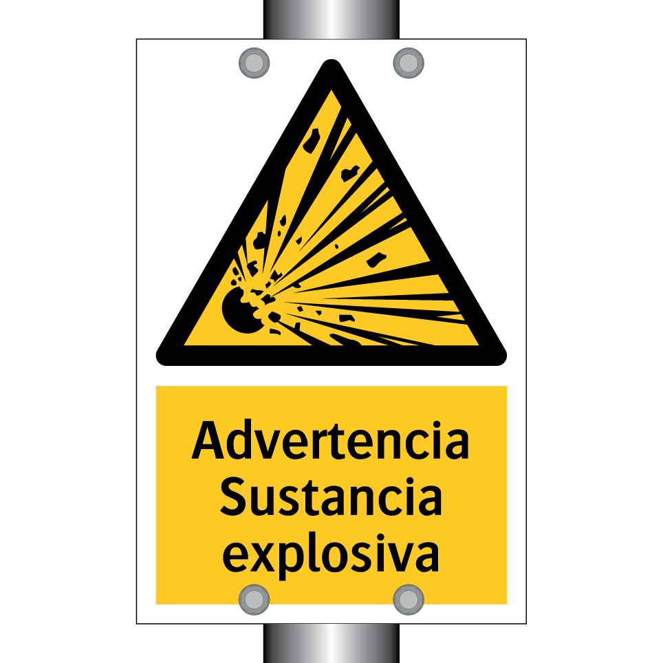 Advertencia Sustancia explosiva
