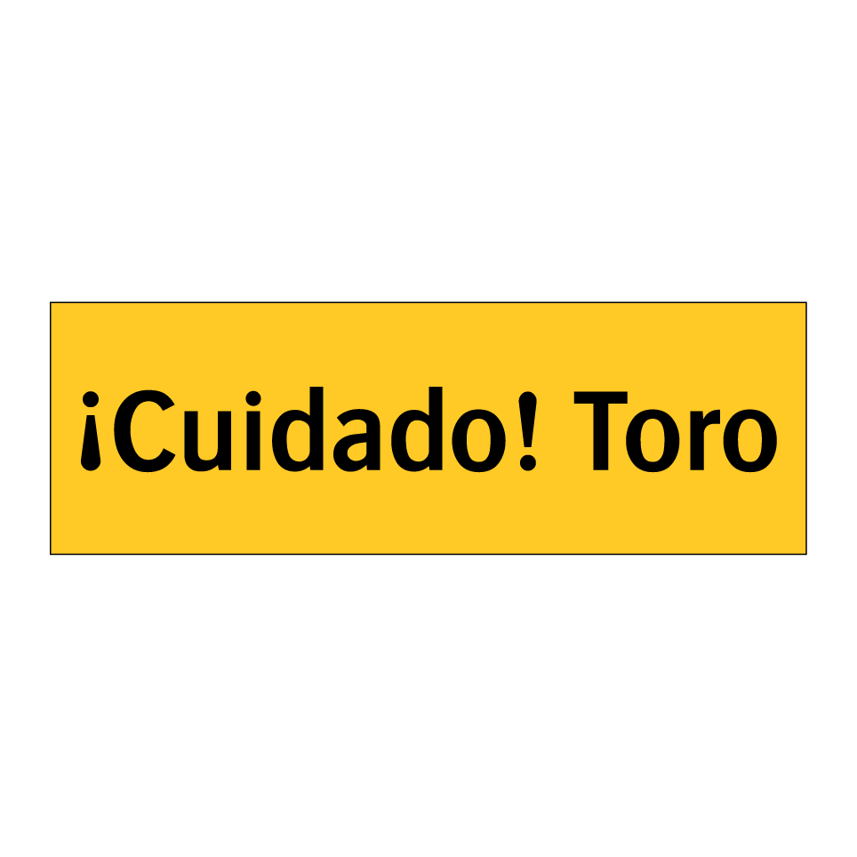 ¡Cuidado! Toro