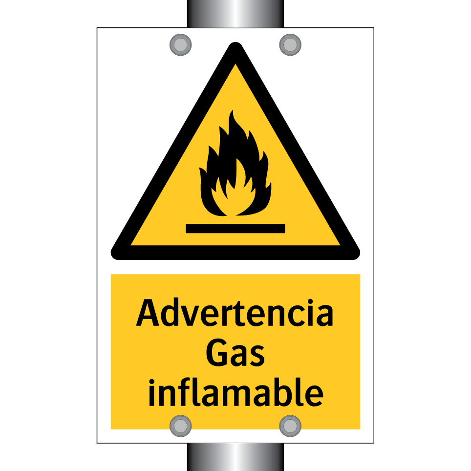 Advertencia Gas inflamable