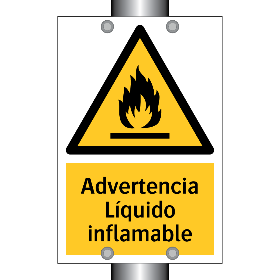 Advertencia Líquido inflamable