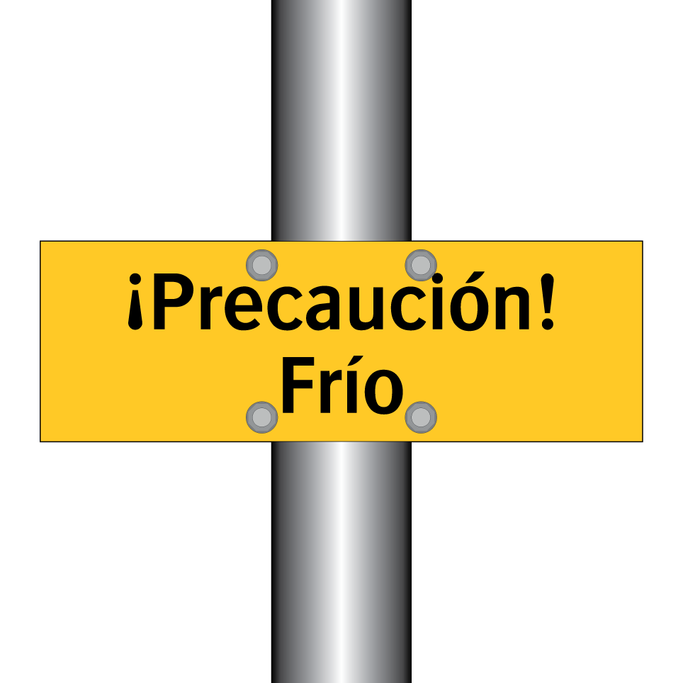 ¡Precaución! Frío
