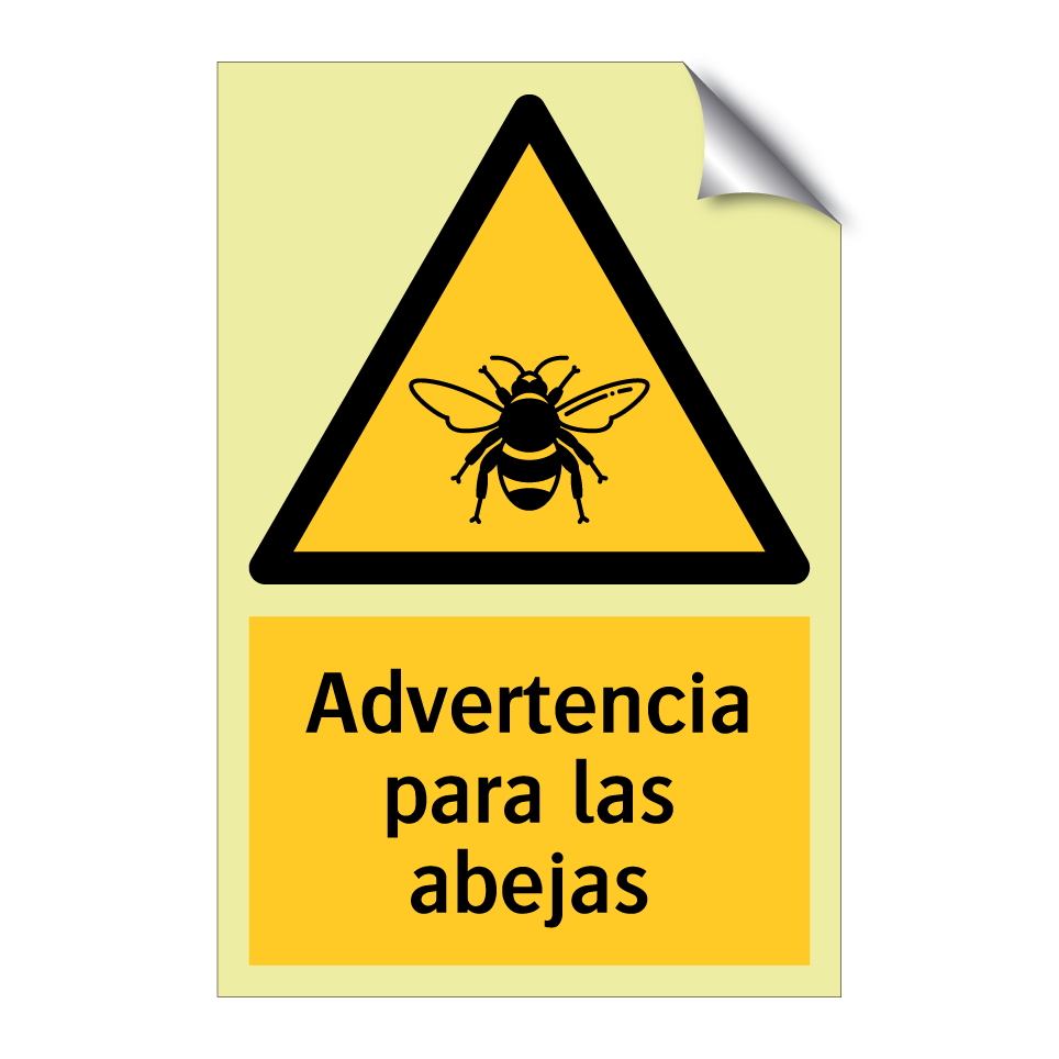 Advertencia para las abejas