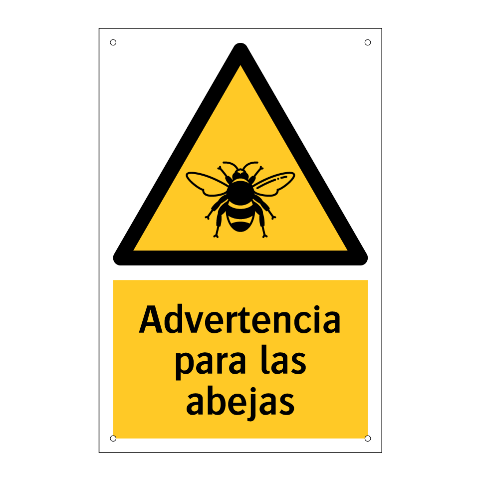 Advertencia para las abejas
