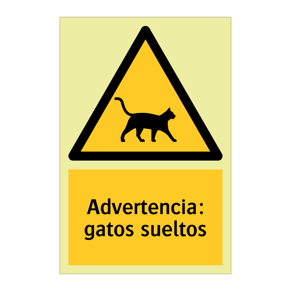 Advertencia: gatos sueltos