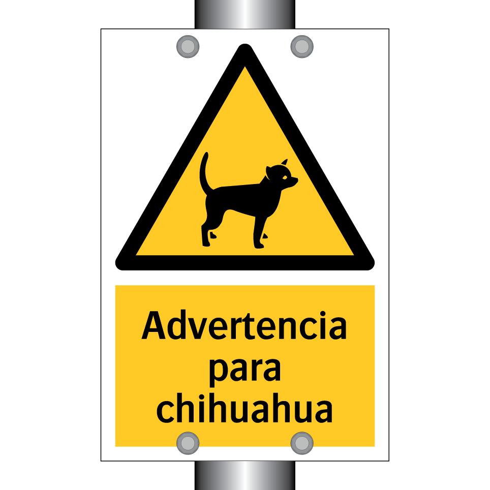 Advertencia para chihuahua