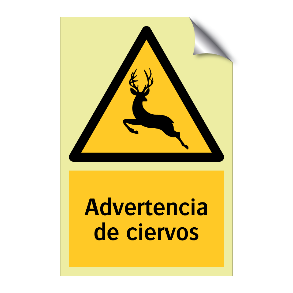 Advertencia de ciervos