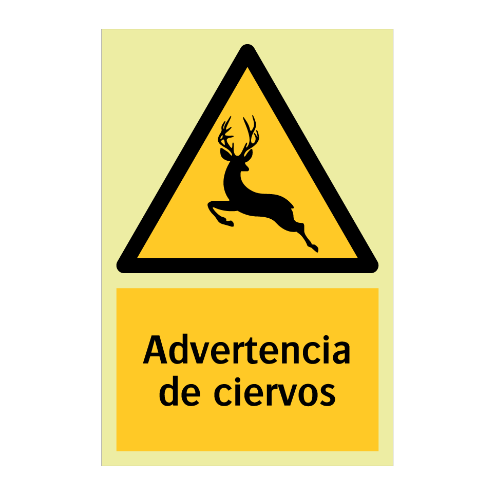 Advertencia de ciervos