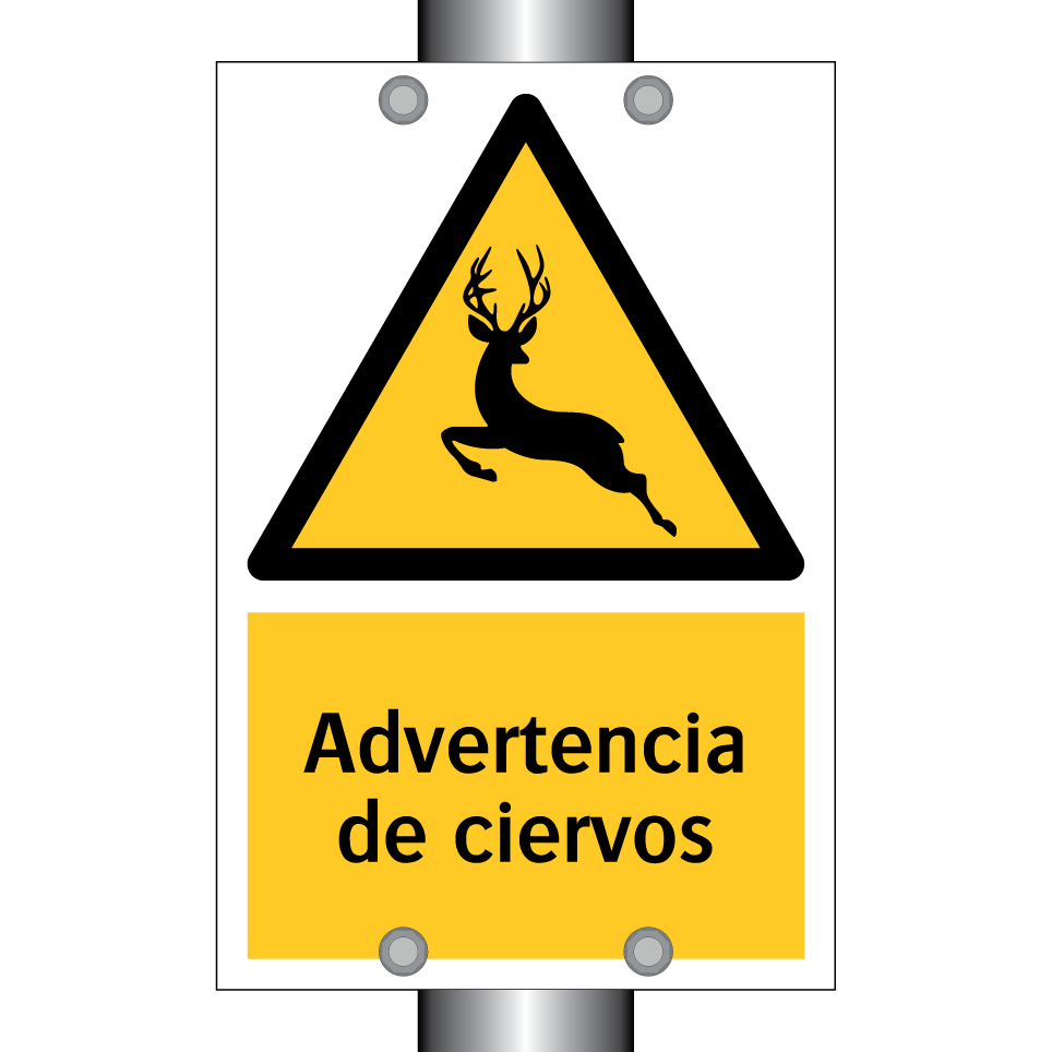 Advertencia de ciervos