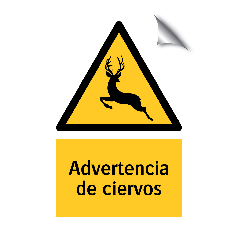 Advertencia de ciervos