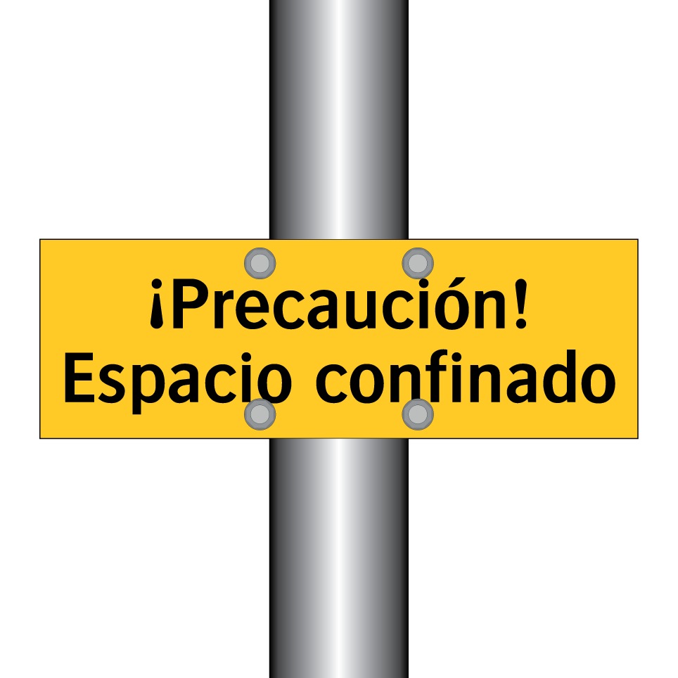 ¡Precaución! Espacio confinado
