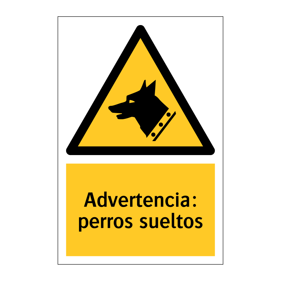 Advertencia: perros sueltos