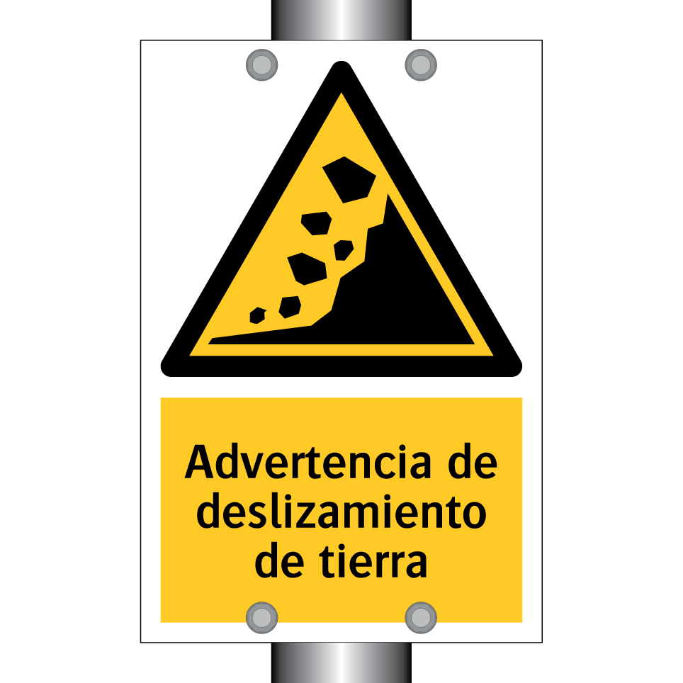 Advertencia de deslizamiento de tierra