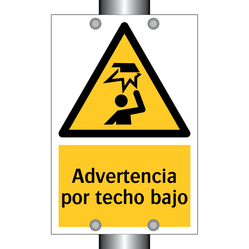 Advertencia por techo bajo