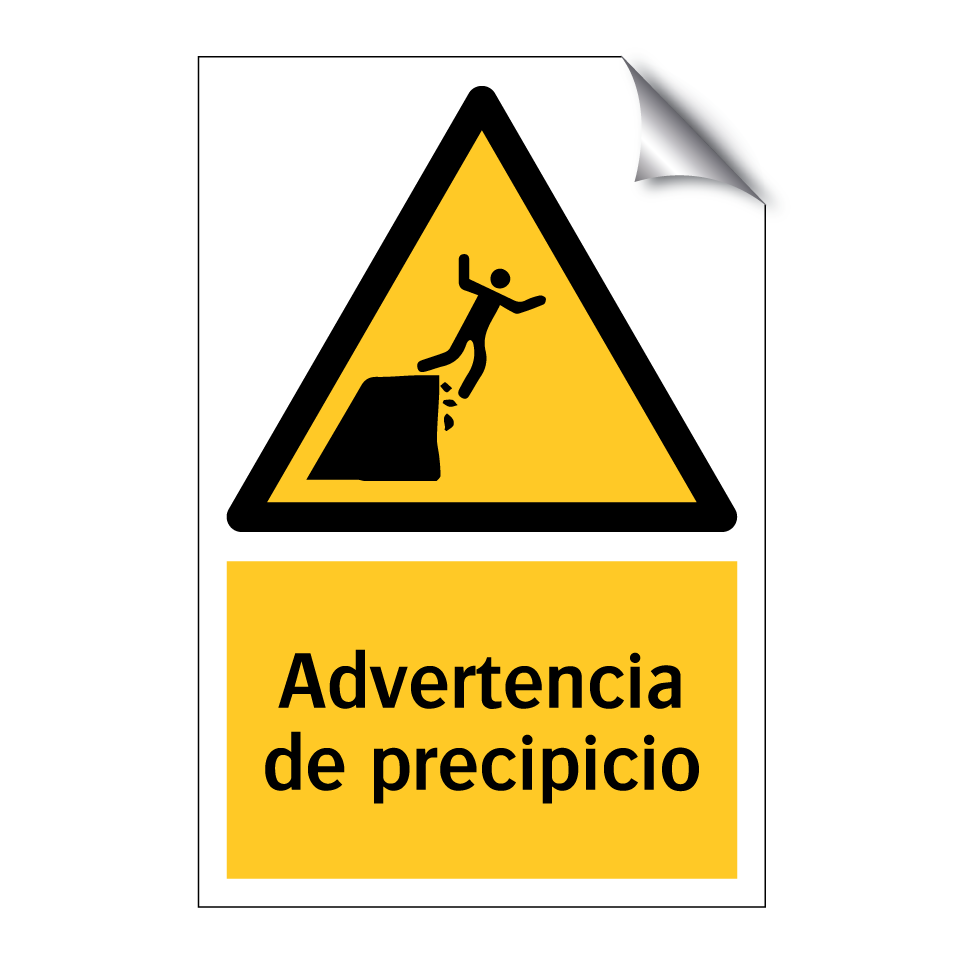 Advertencia de precipicio