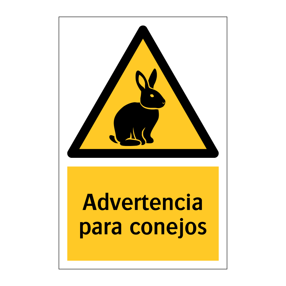 Advertencia para conejos