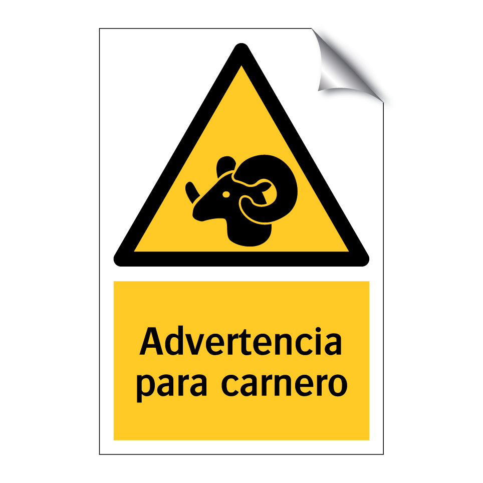 Advertencia para carnero