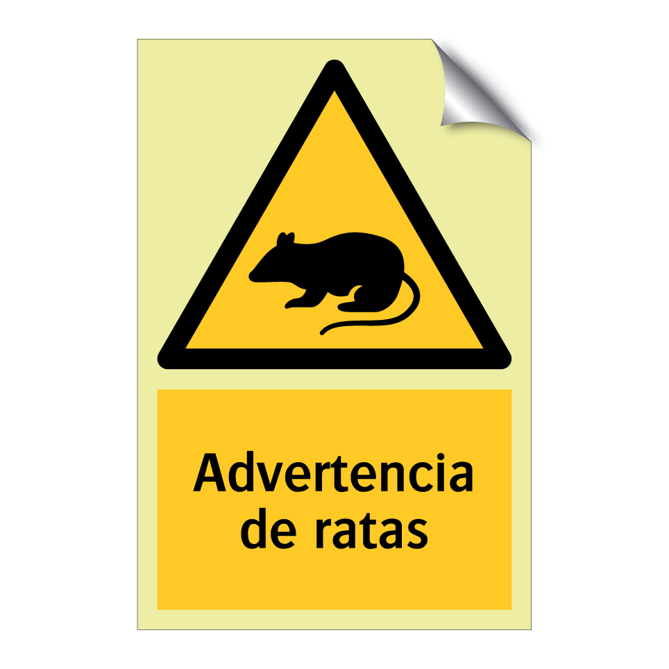 Advertencia de ratas